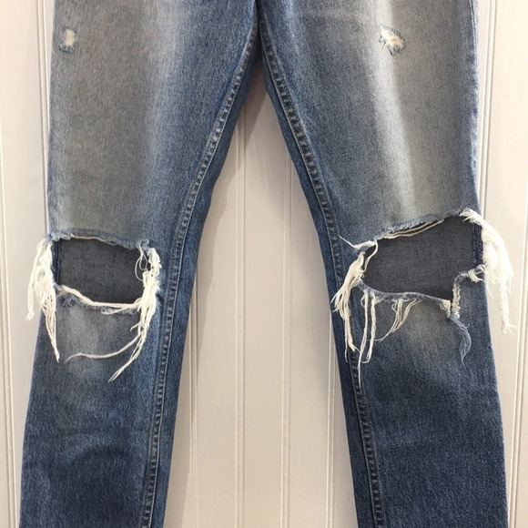 GRLFRND Karolina I Put a Spell On‎ You Distressed Jeans Womens 24 Button Fly - Picture 4 of 15